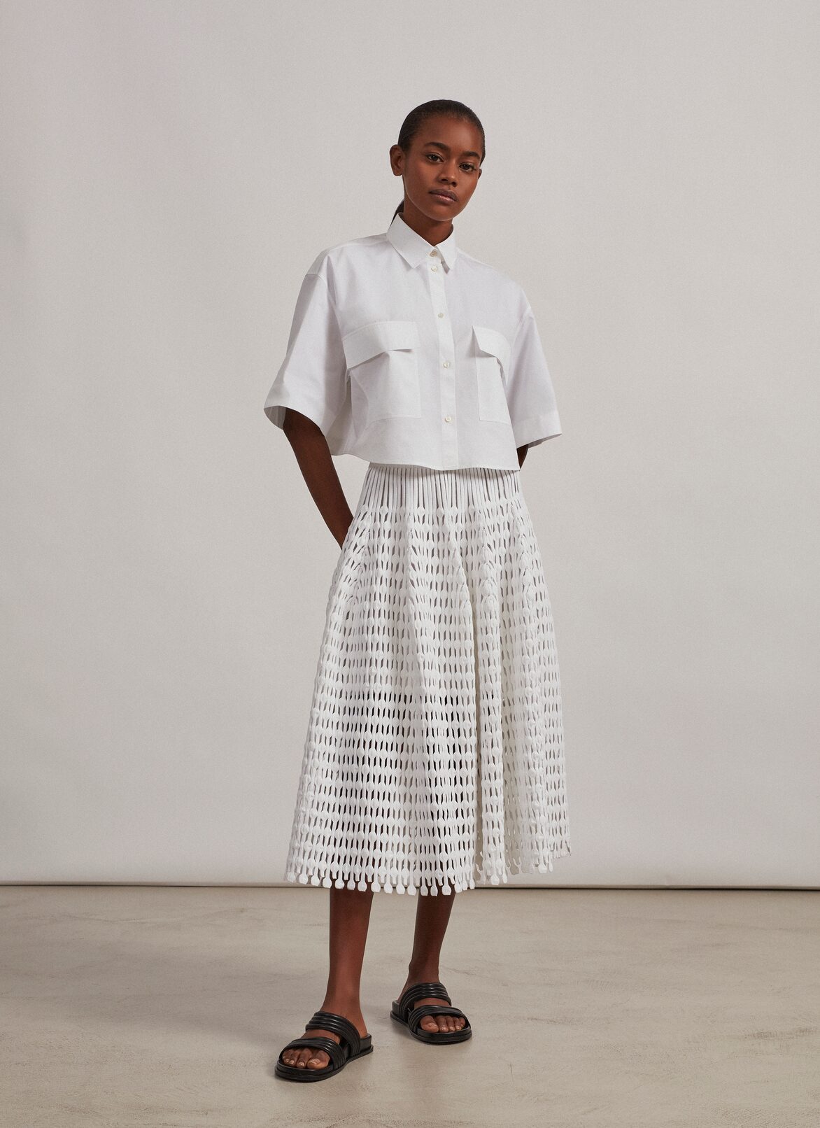Skirts ALAÏA WHITE SKIRTS